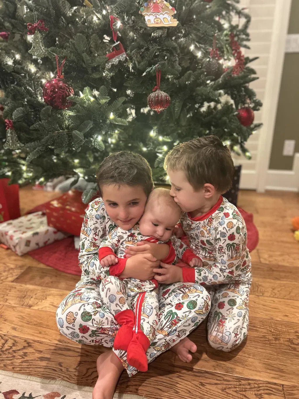 Christmas Pajamas When It's 75 Degrees Out: Short Sets for Families Without a White Christmas - Tuck & Char Co.