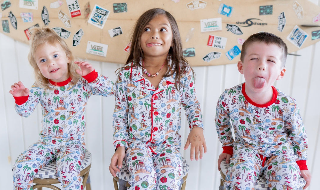 Gift Guide for Matching Pajamas for Large Families - Tuck & Char Co.