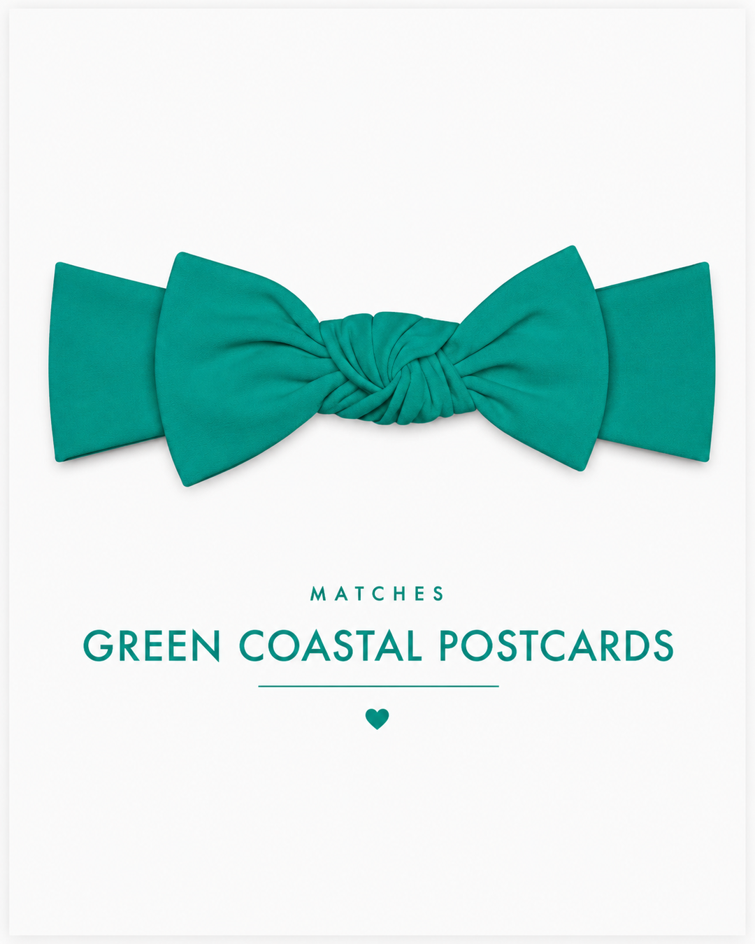 Coastal Christmas Bamboo Baby Bow