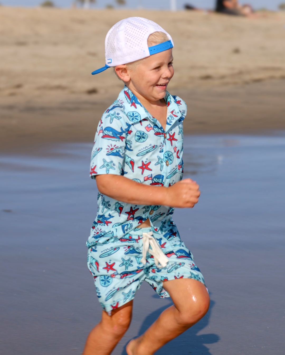 Coastal Americana Button Up Shirt