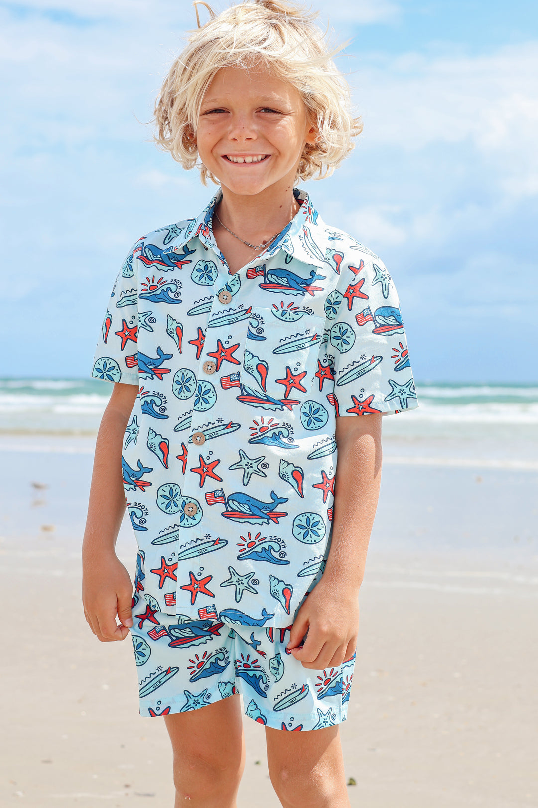 Coastal Americana Hybrid Boardshorts | Pre-Order Ships Next Week