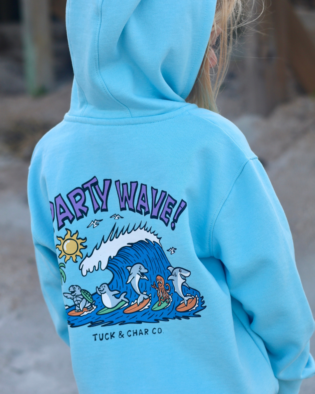 Party Wave Zip-Up Hoodie