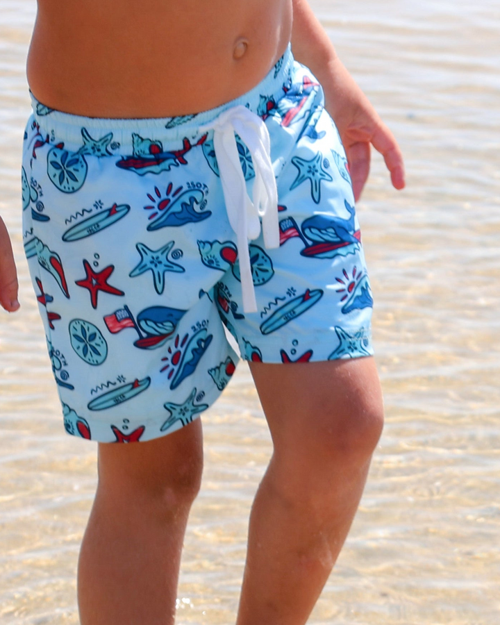 Coastal Americana Hybrid Boardshorts | Pre-Order Ships Next Week