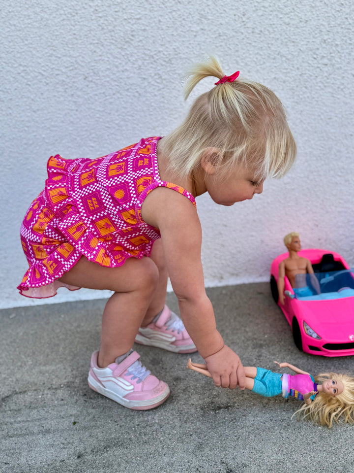 Palms &amp; Frills Girls Two Piece Set