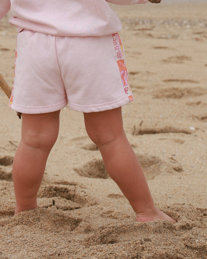 Girls Retro Coastal Surf Club - Pink