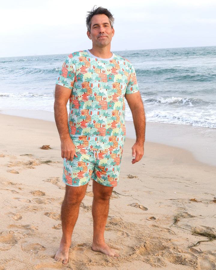 Blue Beach Huts Men&