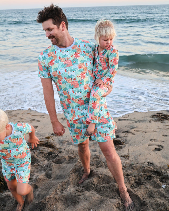 Blue Beach Huts Men&