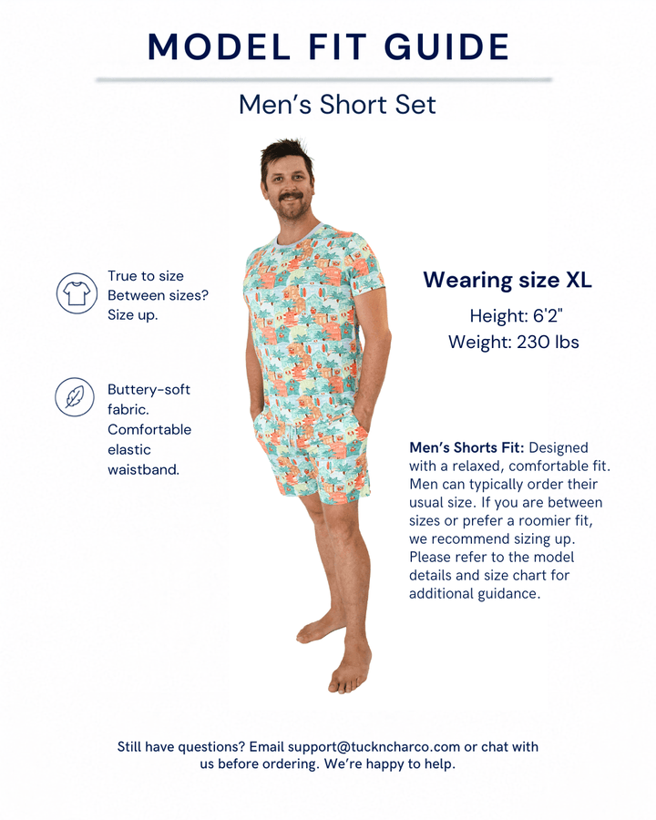 Blue Beach Huts Men&