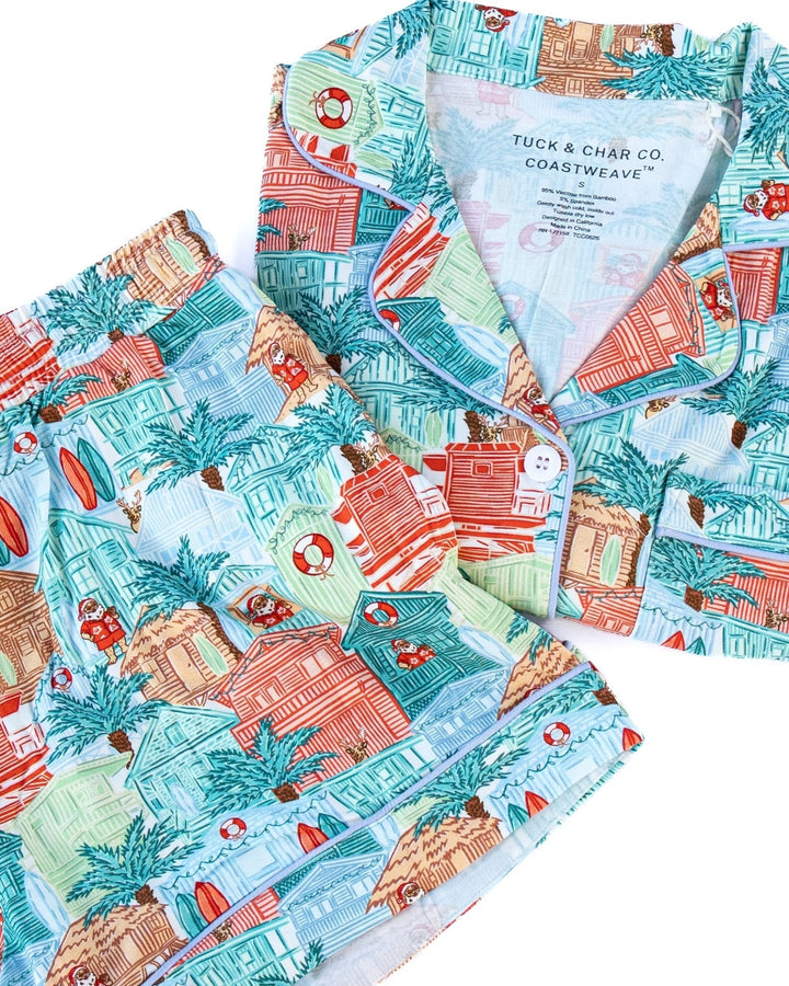 Blue Beach Huts Women&