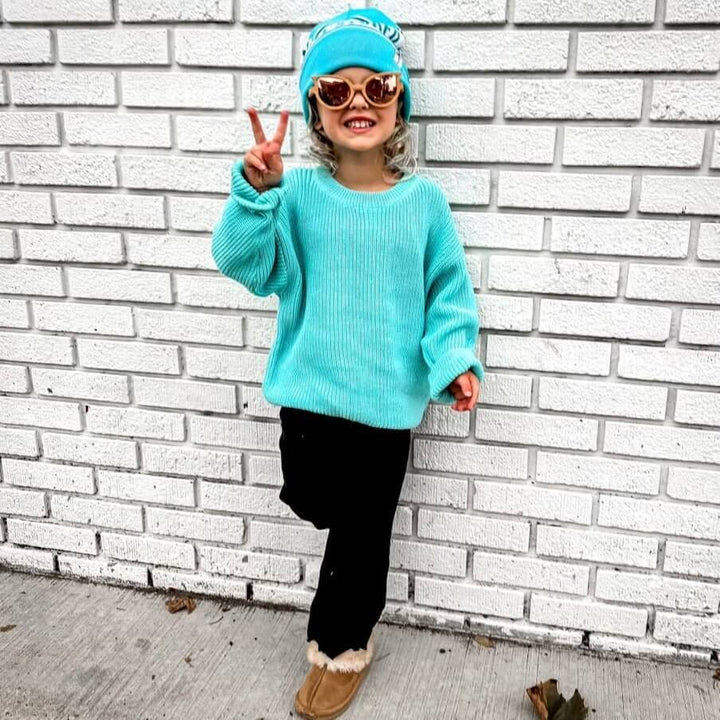 Cabo Azul- Girls Sweater - Tuck &amp; Char Co.