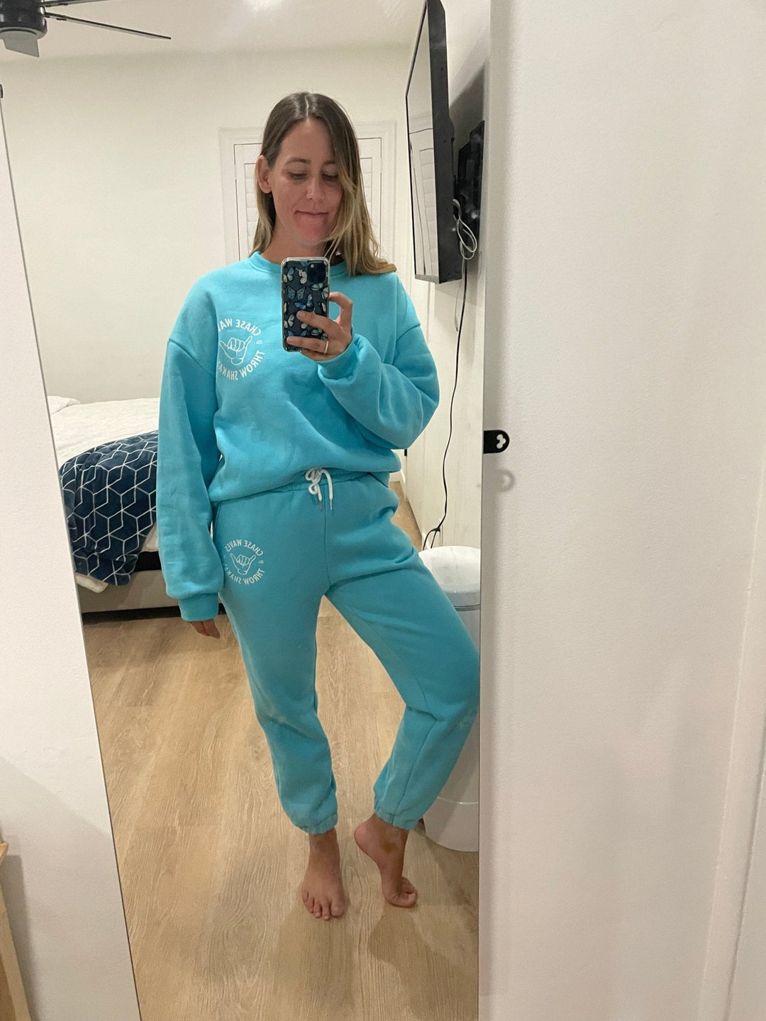Chase Waves Throw Shakas Adult Sweatsuit - Tuck &amp; Char Co.