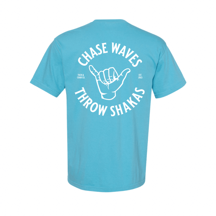 Chase Waves Throw Shakas Adult T-Shirt - Tuck &amp; Char Co.