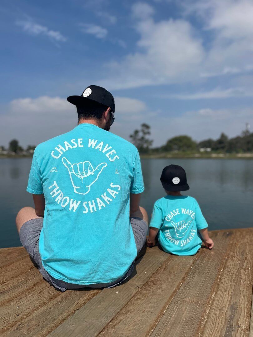 Chase Waves Throw Shakas Adult T-Shirt - Tuck & Char Co.