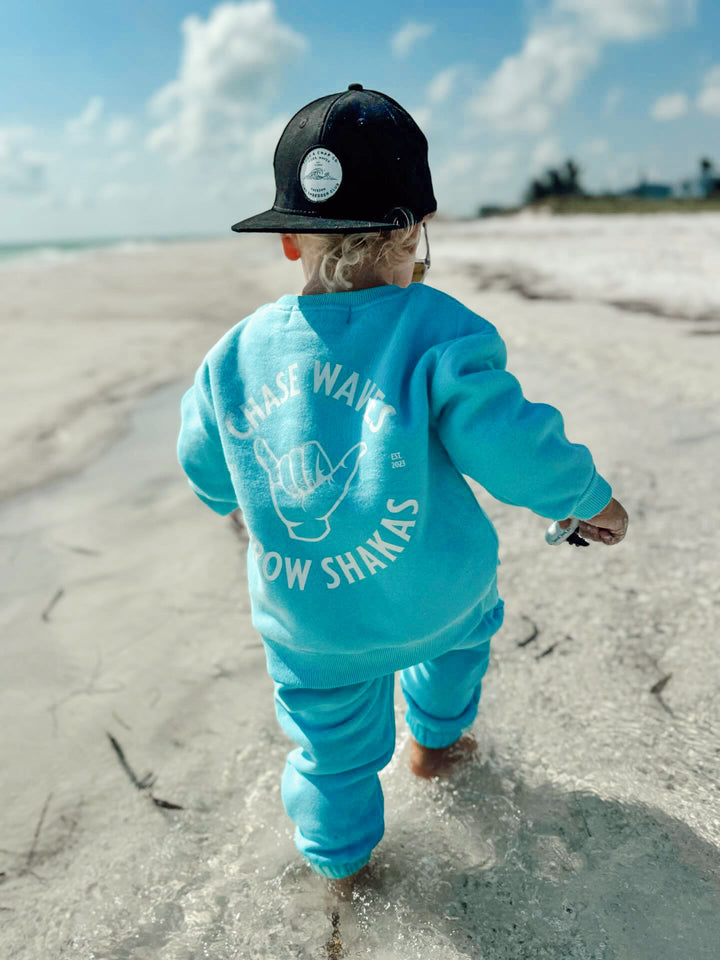 Chase Waves Throw Shakas Sweatsuit - Tuck &amp; Char Co.