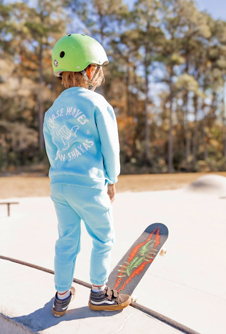 Chase Waves Throw Shakas Sweatsuit - Tuck &amp; Char Co.