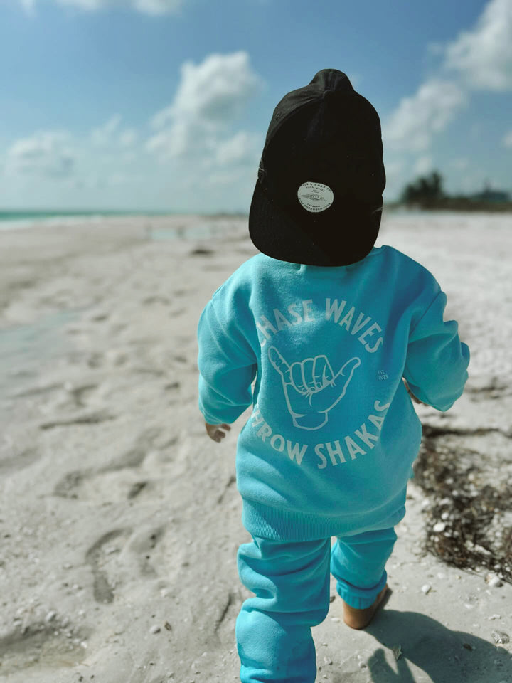 Chase Waves Throw Shakas Sweatsuit - Tuck &amp; Char Co.