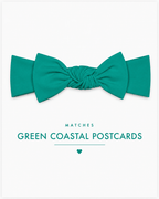 Coastal Christmas Baby Bow