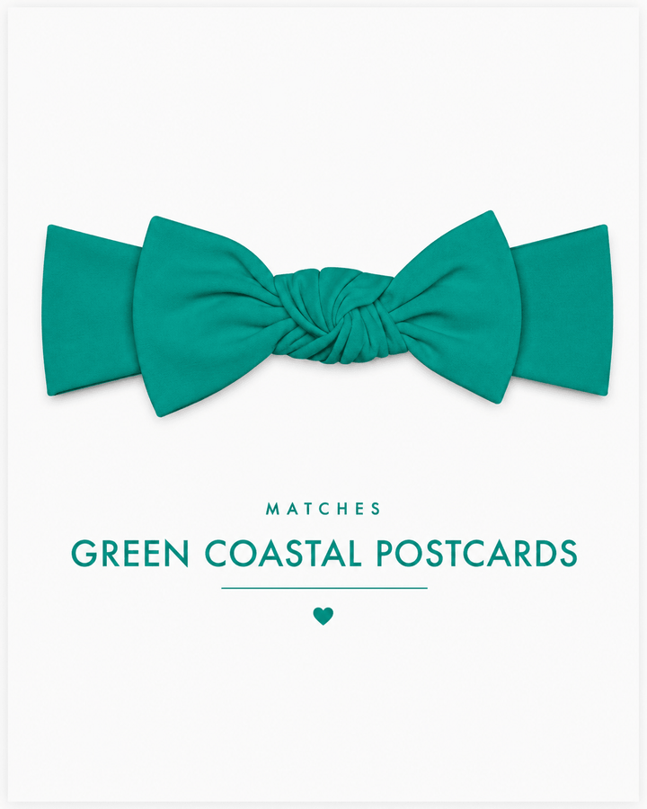 Coastal Christmas Baby Bow - Tuck &amp; Char Co.