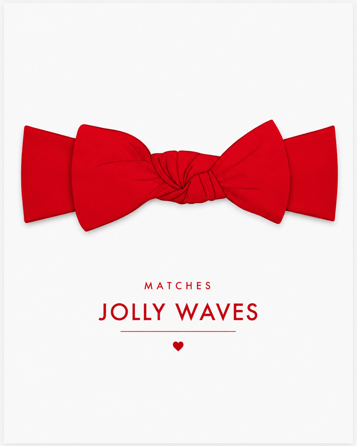 Coastal Christmas Baby Bow - Tuck &amp; Char Co.