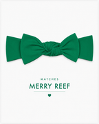 Coastal Christmas Baby Bow