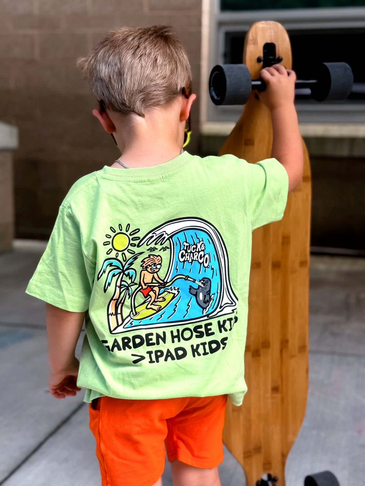 Garden hose Kids > iPad Kids T-Shirt - Tuck &amp; Char Co.