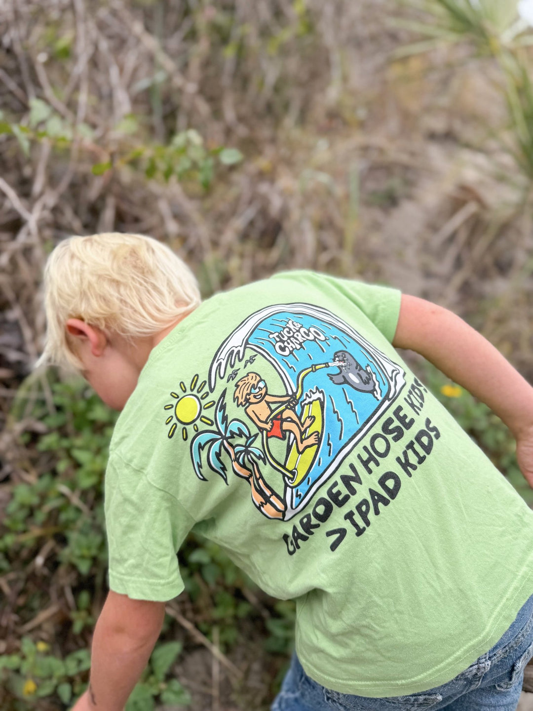 Garden hose Kids > iPad Kids T-Shirt - Tuck &amp; Char Co.