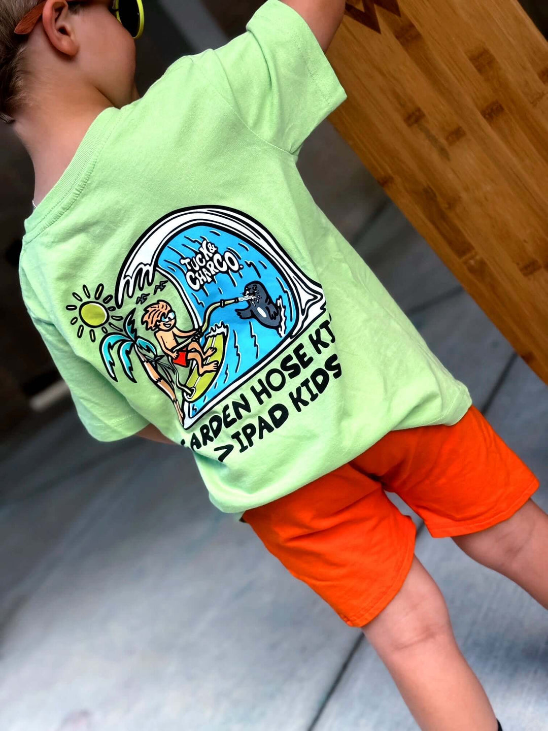 Garden hose Kids > iPad Kids T-Shirt - Tuck &amp; Char Co.