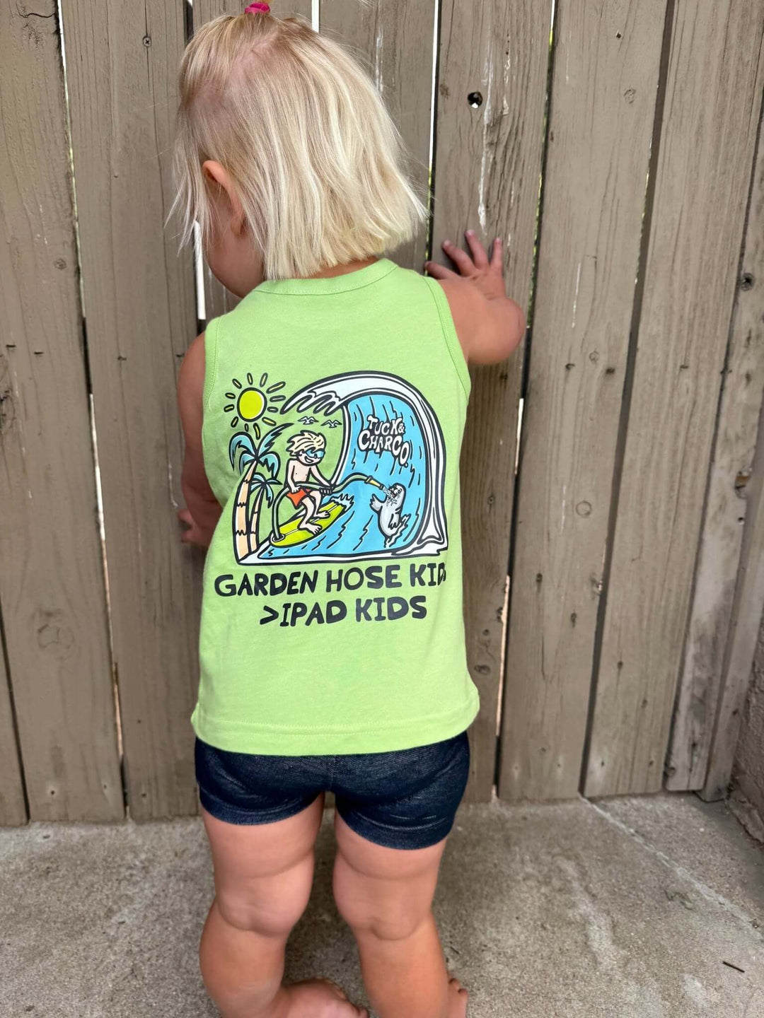 Garden hose Kids > iPad Kids Tank Top - Tuck &amp; Char Co.