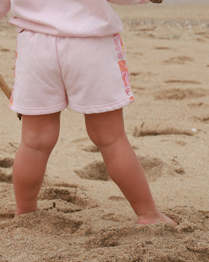 Girls Retro Coastal Surf Club - Pink - Tuck &amp; Char Co.