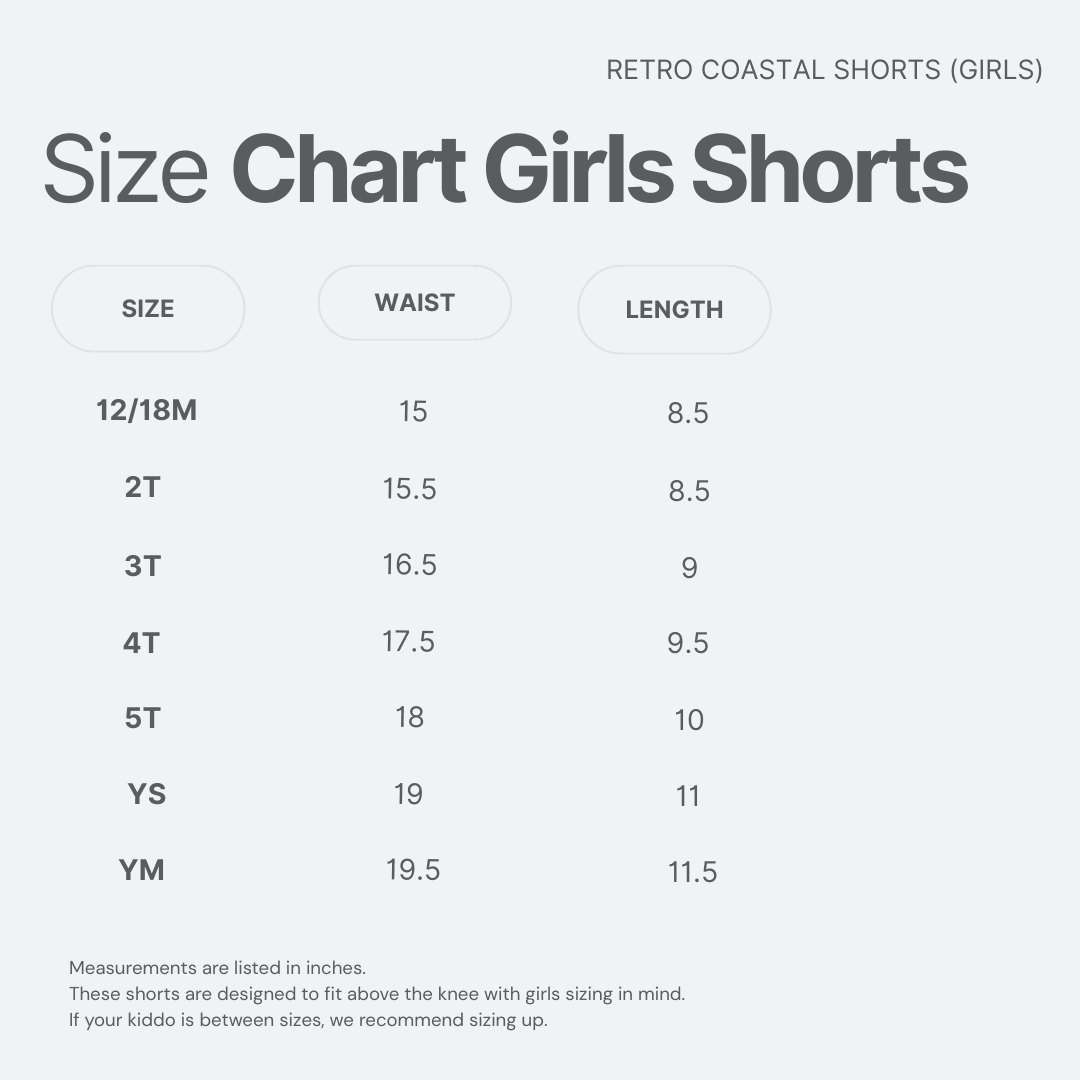 Girls Retro Coastal Surf Club - Pink - Tuck &amp; Char Co.