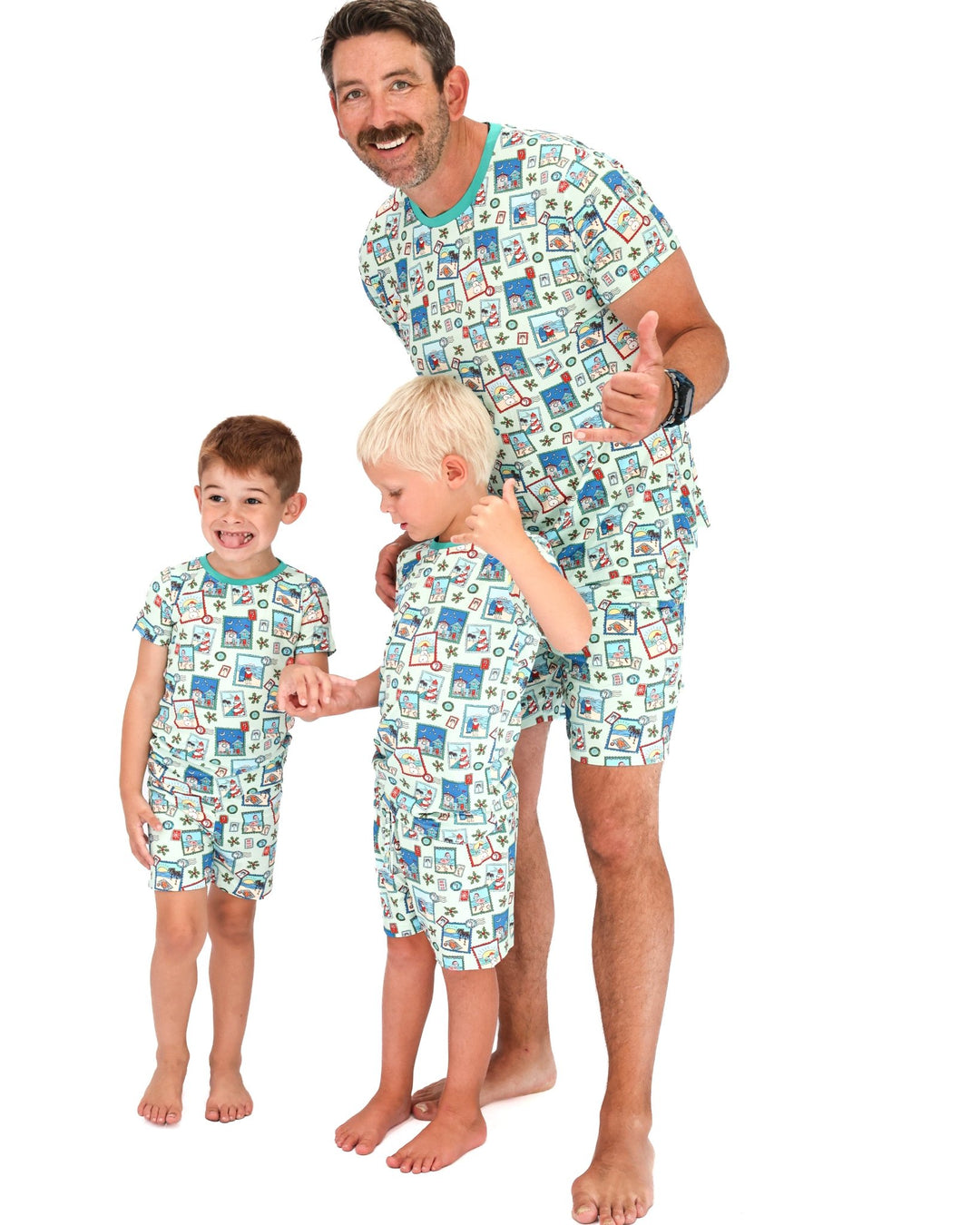 Green Coastal Postcards Men&