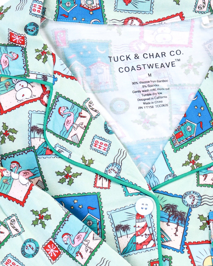 Green Coastal Postcards Women&