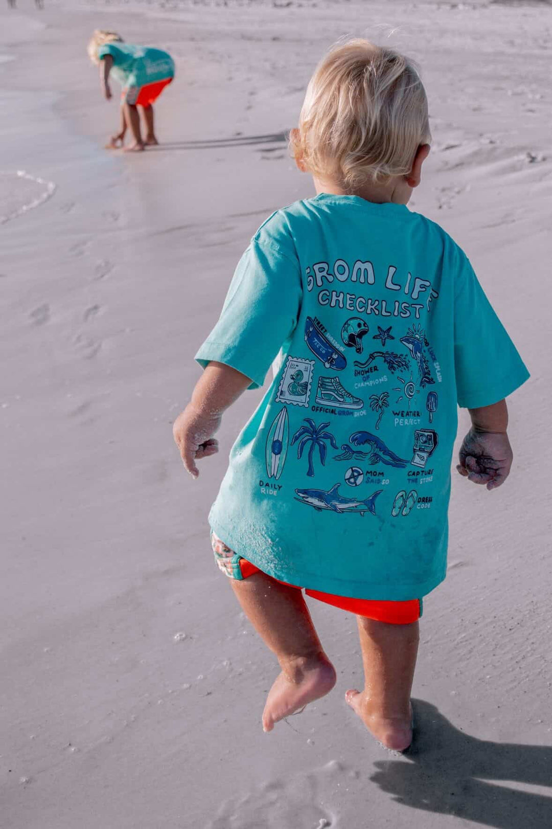 Grom Life Checklist T-Shirt - Tuck &amp; Char Co.