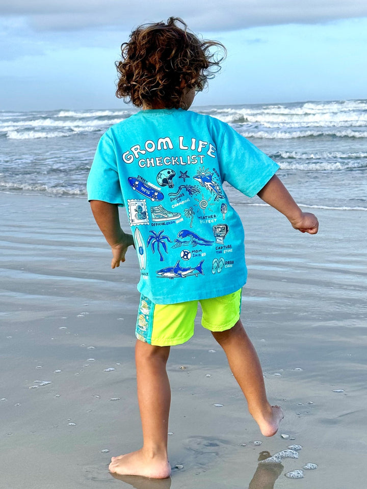 Grom Life Checklist T-Shirt - Tuck &amp; Char Co.