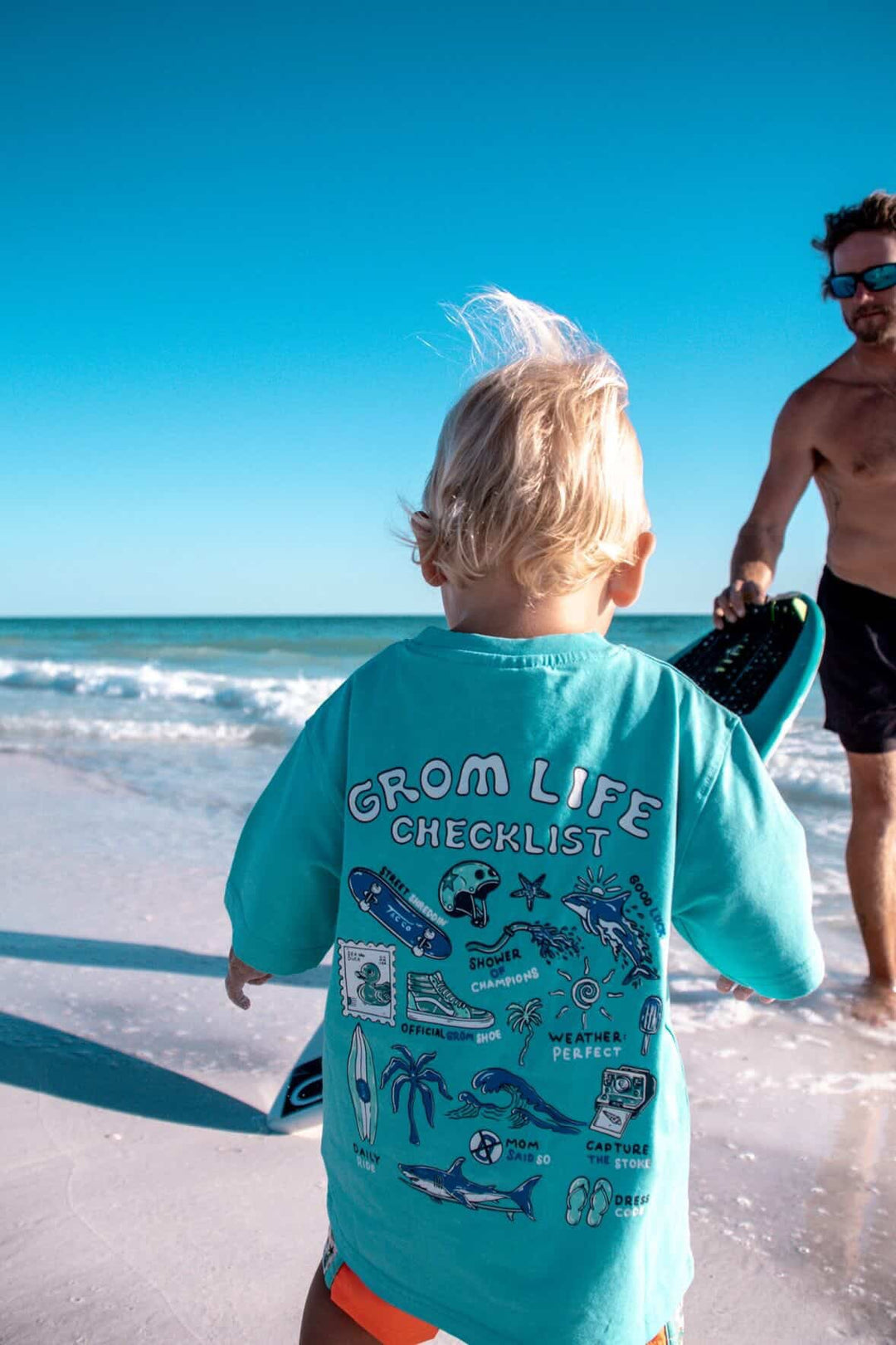 Grom Life Checklist T-Shirt - Tuck &amp; Char Co.