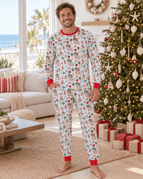 Jolly Waves Adult Unisex Jogger Pajama Set - Tuck & Char Co.