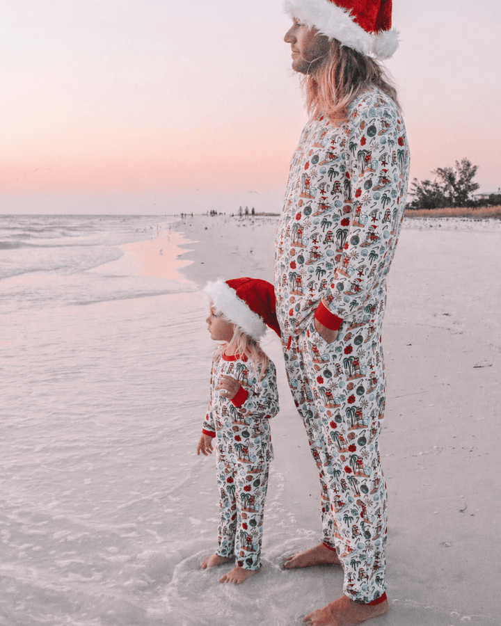 Jolly Waves Adult Unisex Jogger Pajama Set - Tuck &amp; Char Co.