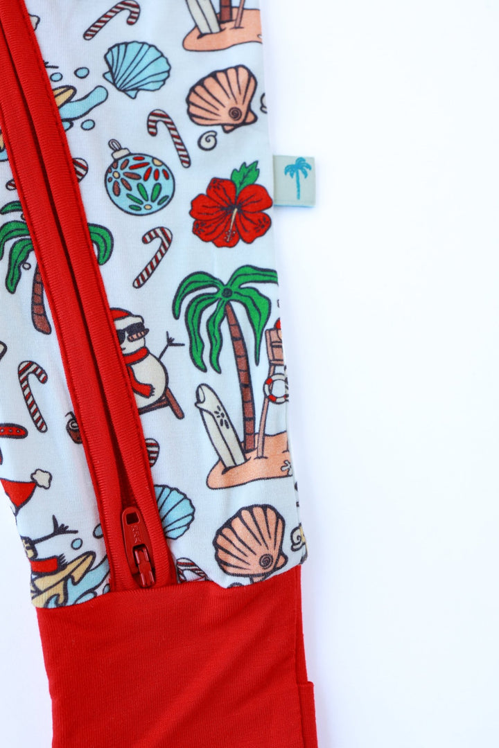 Jolly Waves Baby Zippy Pajamas - Tuck &amp; Char Co.