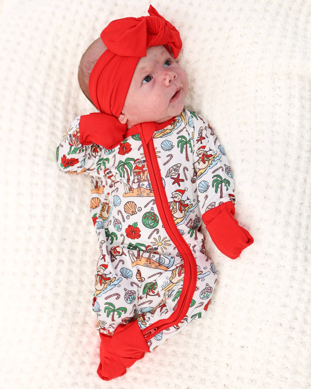 Jolly Waves Baby Zippy Pajamas - Tuck & Char Co.