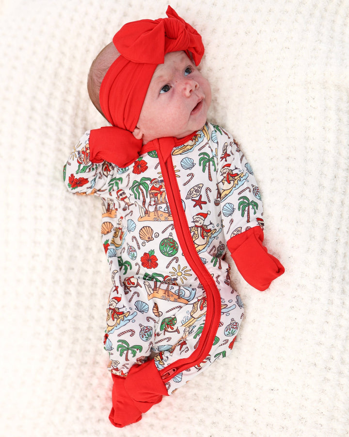 Jolly Waves Baby Zippy Pajamas - Tuck &amp; Char Co.