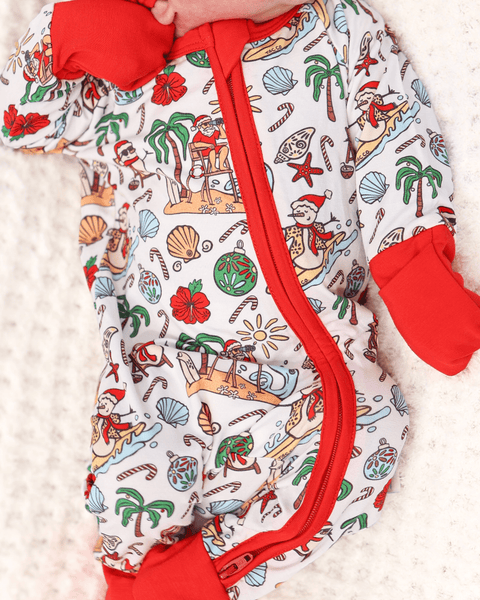 Jolly Waves Baby Zippy Pajamas - Tuck & Char Co.