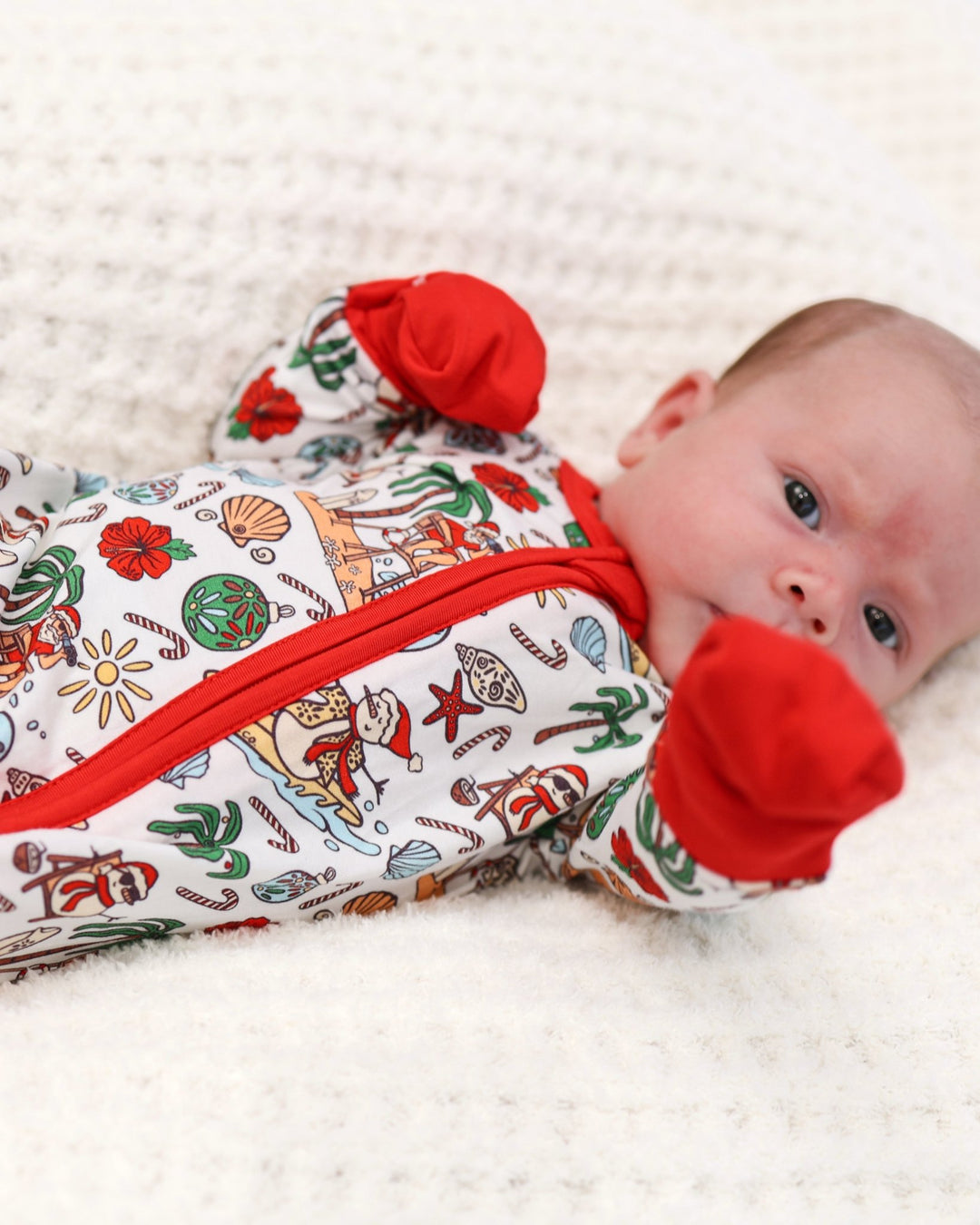 Jolly Waves Baby Zippy Pajamas - Tuck &amp; Char Co.