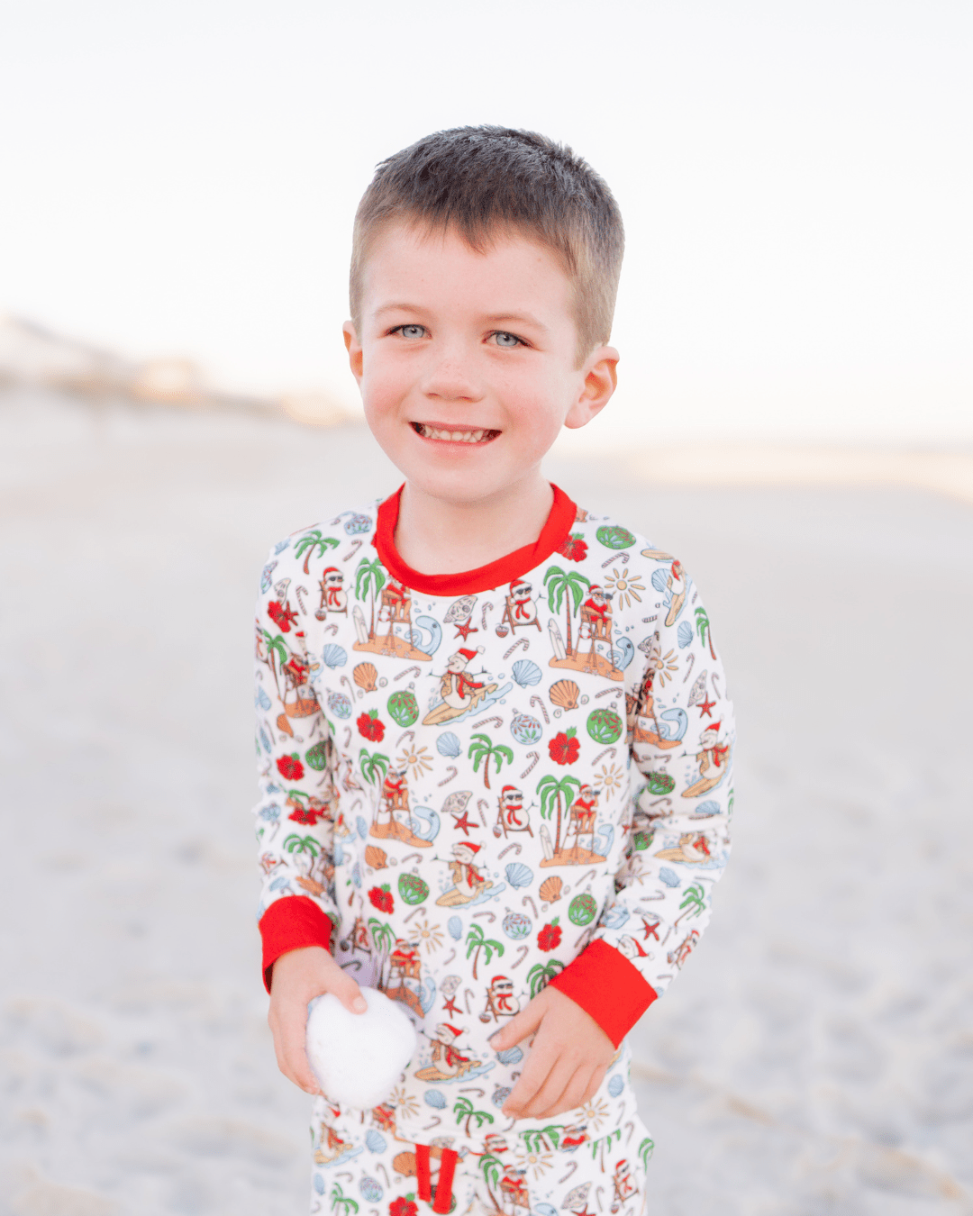 Jolly Waves Bamboo PJ Two Piece Jogger Youth - Tuck &amp; Char Co.