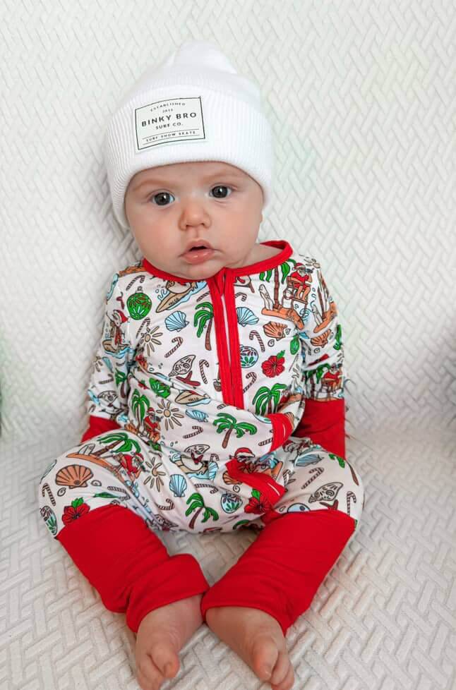 Jolly Waves Bamboo Zippy Pajama - Tuck &amp; Char Co.