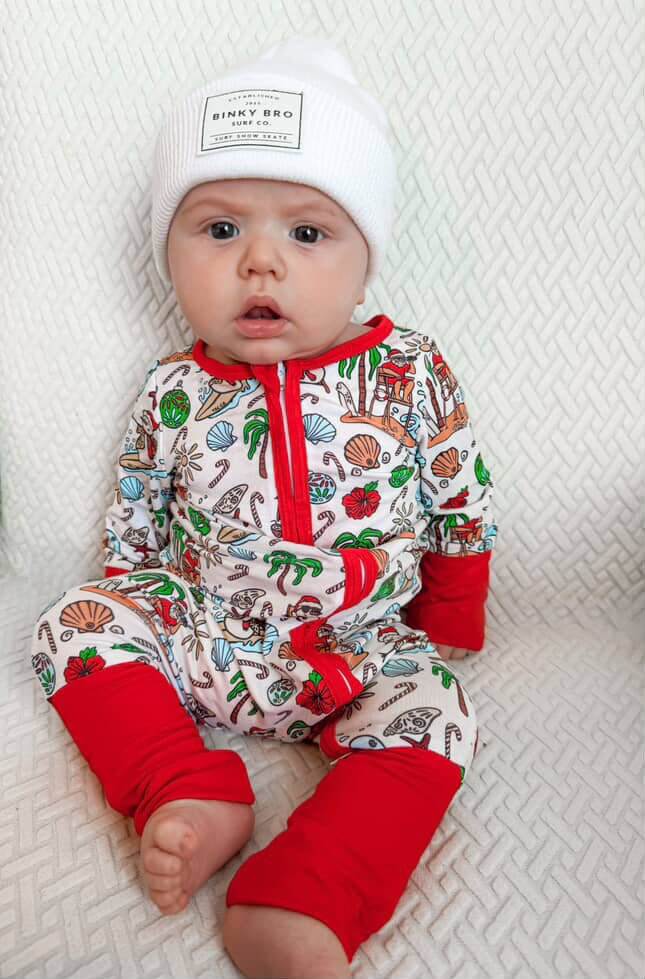 Jolly Waves Bamboo Zippy Pajama - Tuck &amp; Char Co.