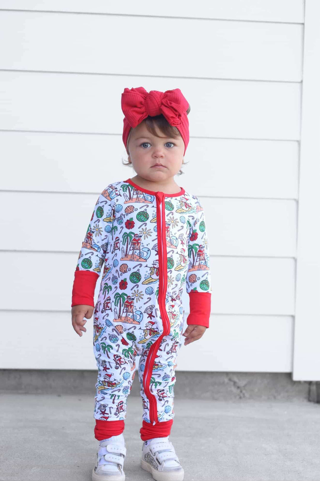 Jolly Waves Bamboo Zippy Pajama - Tuck &amp; Char Co.