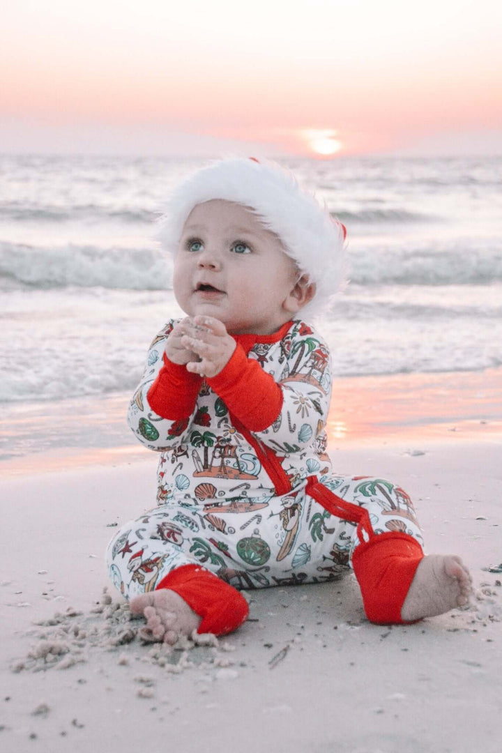 Jolly Waves Bamboo Zippy Pajama - Tuck &amp; Char Co.