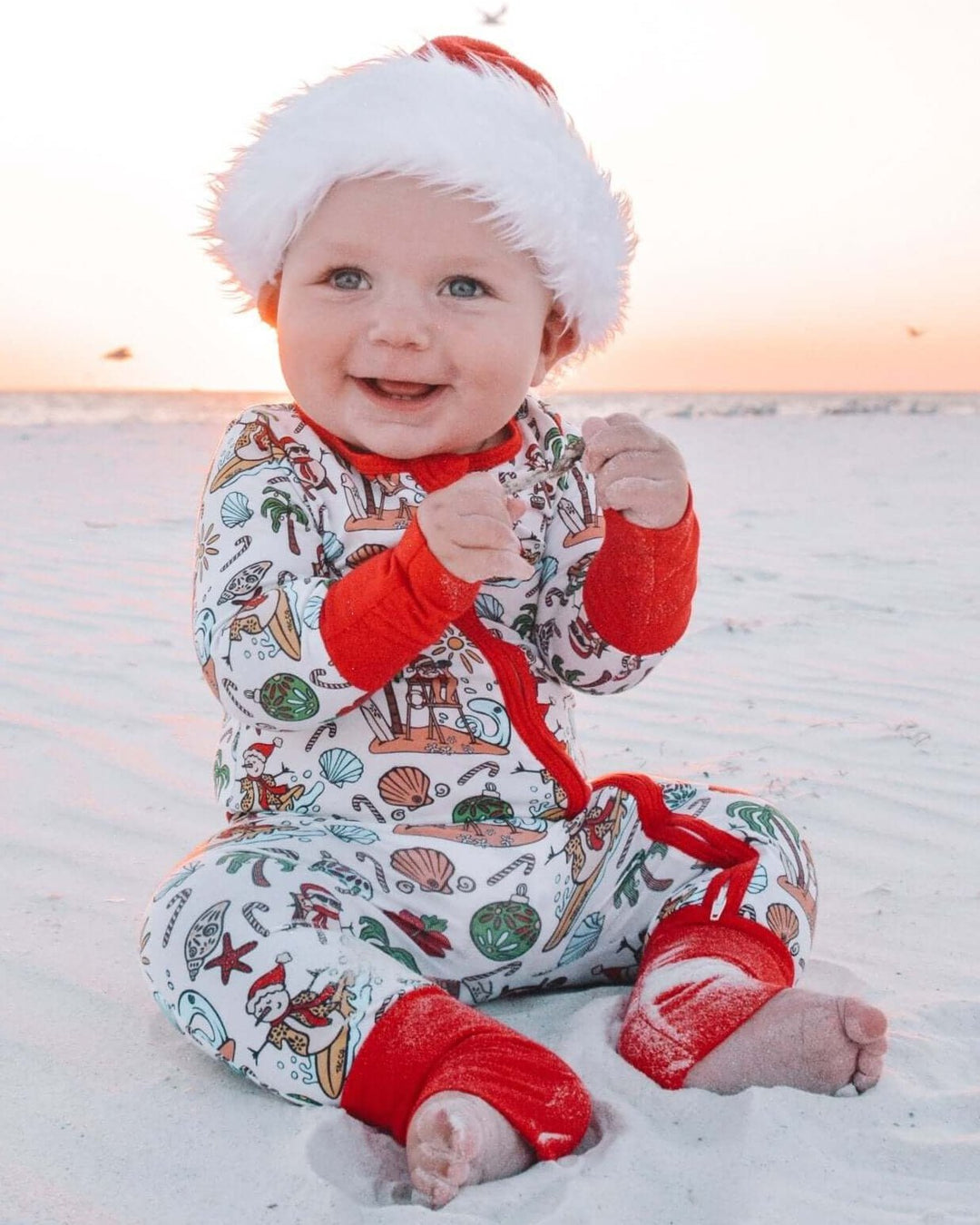 Jolly Waves Bamboo Zippy Pajama - Tuck & Char Co.