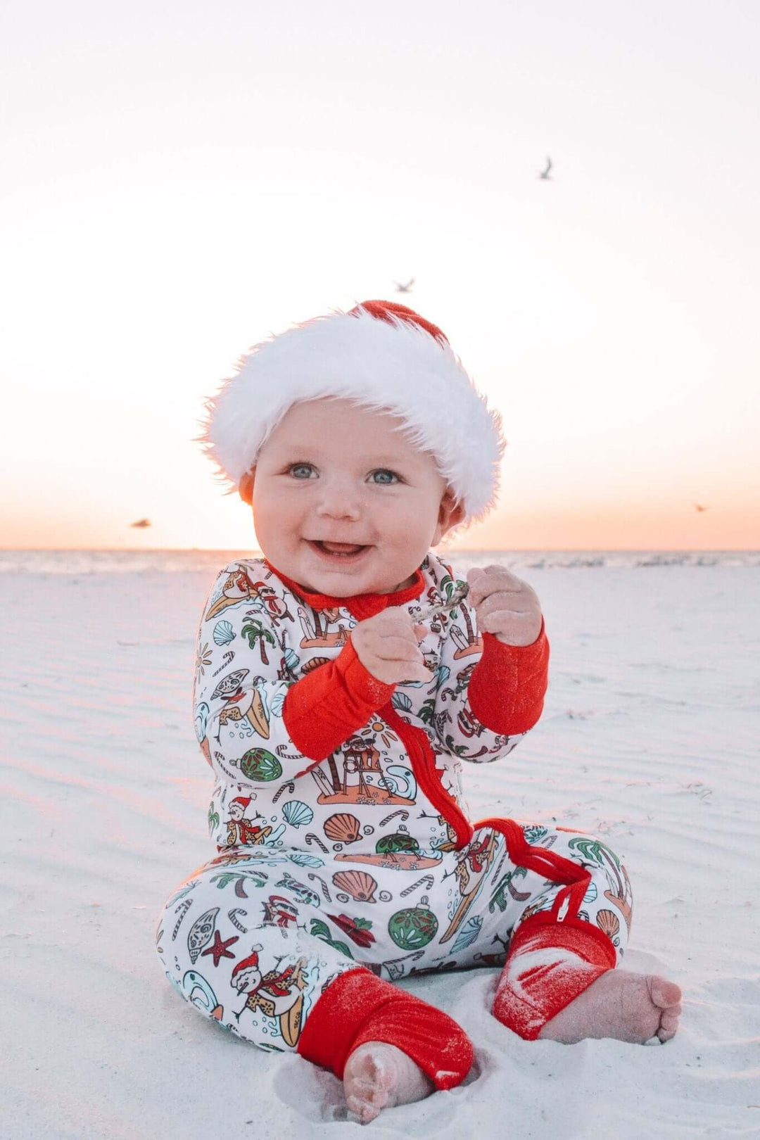 Jolly Waves Bamboo Zippy Pajama - Tuck &amp; Char Co.