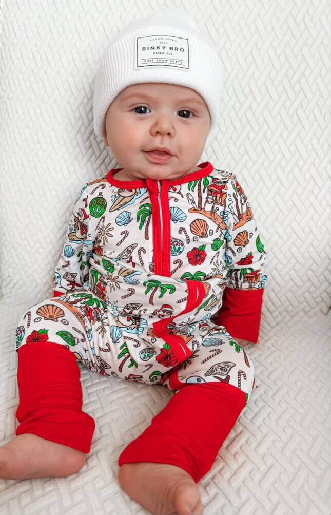 Jolly Waves Bamboo Zippy Pajama - Tuck &amp; Char Co.